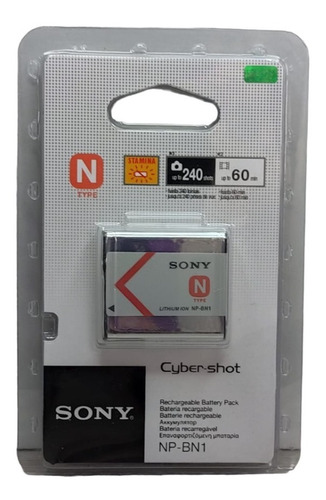 Bateria Sony Np-bn1 Litio Camara Digital Cybershot + Estuche