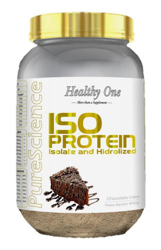 Iso Protein 2kg Whey Isolado E Hidro Healthy One - Chocolate