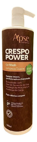 Apse Crespo Power Co Wash 1 Litro - Limpeza Suave