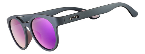 Óculos De Sol Modelo The New Prospector - Goodr Cor da armação Cinza Cor da haste Cinza Cor da lente Roxo