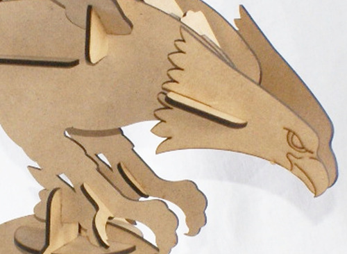 Imagen 3 de 3 de Rompecabezas 3d, Figura Aguila Armable, Regalo Decorativo