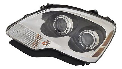 Left Driver Side Hid Headlight For 07-12 Gmc Acadia; Cap Eei