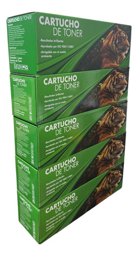 Kit De 5 Toner Generico Cf283a Marca Tigre