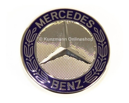Emblema Mercedes Benz Volante Adhesivo 52mm Diametro Dorado