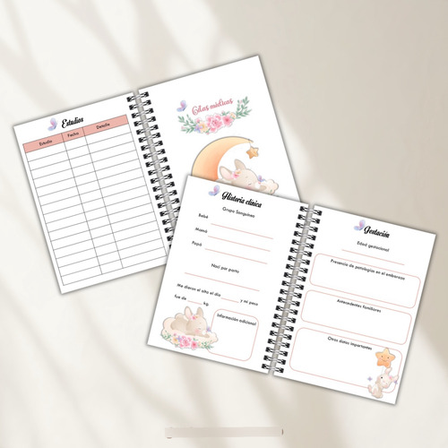 Pdf Agenda Pediátrica - Imprimible Digital! - Conejita