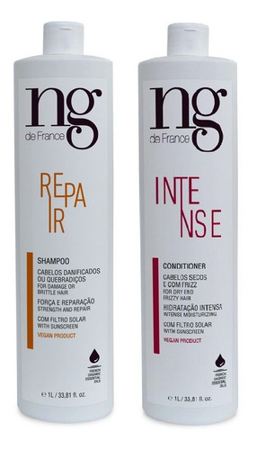 Ng De France Kit Shampoo Repair 1l + Cond. Intense 1l