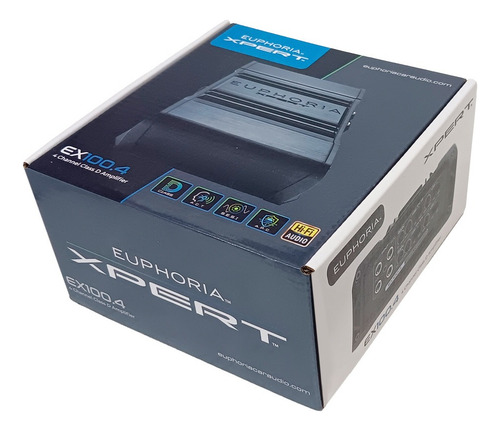 Mini Amplificador 4 Canales Db Drive Euphoria Xpert Ex100.4