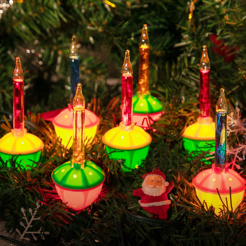 Luz Burbuja Navidad Multicolor 7 Bombilla Transparente Ul
