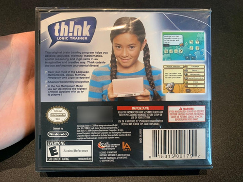 Think Logic Trainer Nintendo Ds Nuevo (Usado)