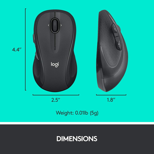 Mouse Inalambrico Para Computador Logitech M510 | Negro