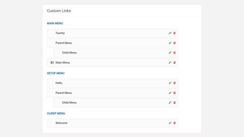 Imagem 3 de 5 de Modulo Links Personalizados E Menu - Perfexcrm