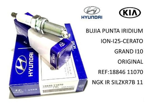 Bujia Ion I25 Cerato Grand I10 Iridium Original X 4