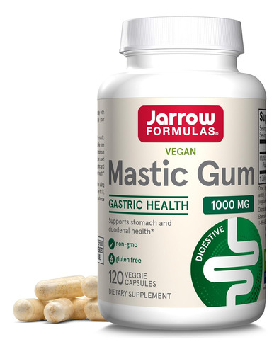 Mastic Gum 1000 Mg Salud Estomacal Duodenal Y Bucal 120 Cap