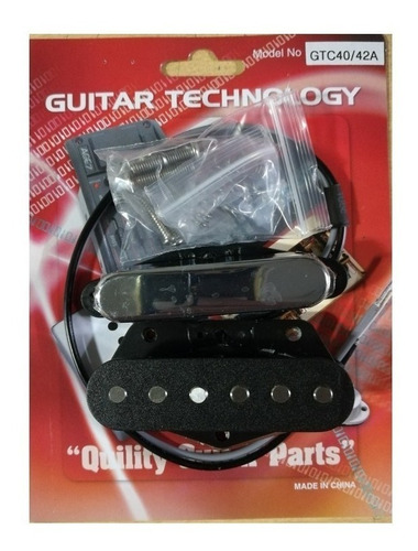 Set Micrófonos Telecaster Guitar Tech Guitarra Alnico Gtc40