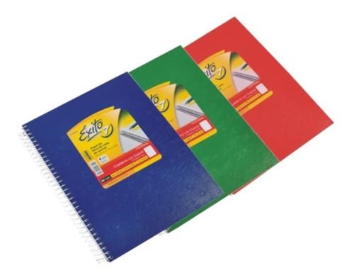 Pack X4 Cuaderno A4 Con Espiral Exito E7 60 Hojas Rayadas
