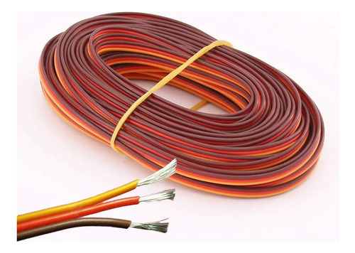 5 Metros Fio Silicone Extensão De Servo 22awg Heavy Duty Jr