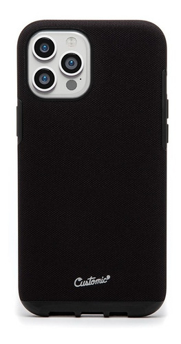 Capa Celula Customic iPhone 12 Pro Max Impactor Ultra Fabric Cor Preto