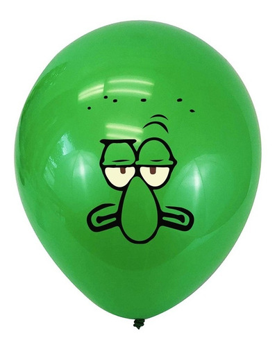 Pack 13 Globos 1 Metalizado 12 Látex Bob Esponja