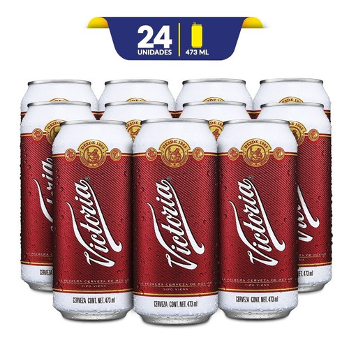 Cerveza Obscura Victoria, 24 Latónes 473ml C/u | Envío gratis