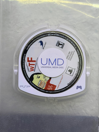 Work Time Fun Wtf Para Psp Solo Disco Usado Original (Usado)