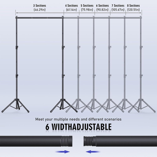 Soporte Ajustable Para Fiestas, 3x23m Con 6 Anchuras Disponi
