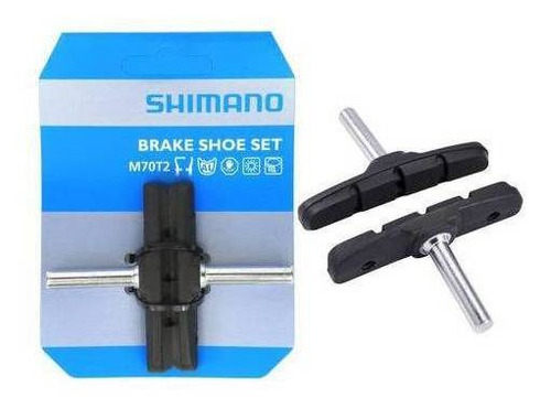 Imagen 2 de 8 de Patin Freno Bicicleta V-brake Shimano M70t2 - Carbonobikes