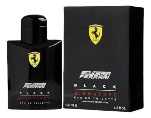 Scuderia Ferrari Black Signature Edt 125 Ml. Perfume