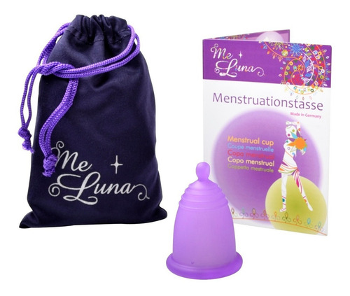 Me Luna Copa Menstrual Clásica Talla Ch, M O Gde Certificada Color Morado
