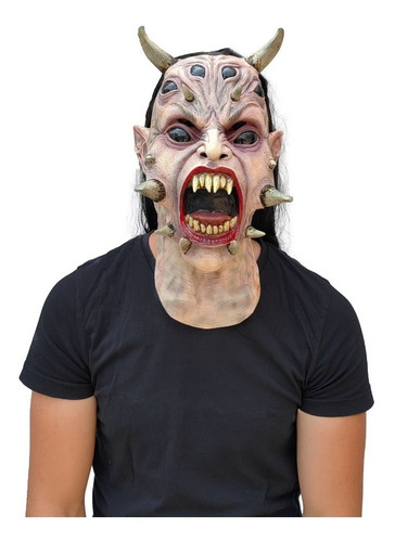 Máscara De Jorogumo Monstruo Mitológico Disfraz Halloween