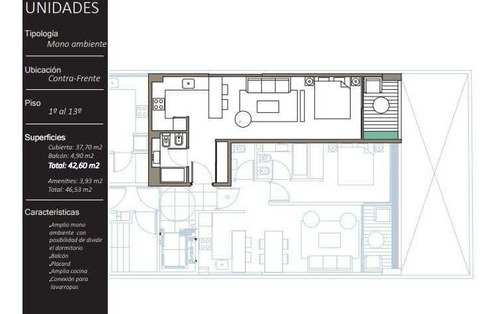 Imagen 28 de 30 de Venta Departamento 3 Ambientes En Barrio Naon