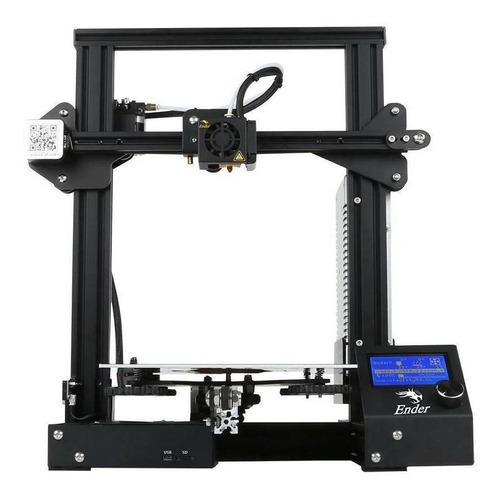 Imagen 1 de 3 de Impresora Creality 3D Ender-3 color black 100V/265V con tecnología de impresión FDM