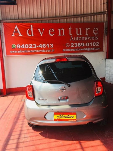 Imagem 9 de 12 de Nissan March 1.0 12v S Flex Ano:2015 Cinza Completo