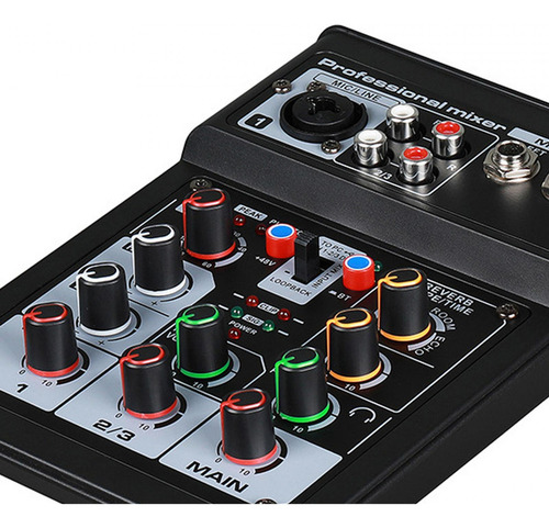 A Dj Audio Mixer Sound Board Console System Interface 48v