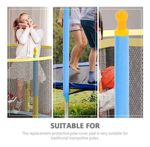 8 Unidades De Protectores De Espuma Para Postes De Trampolín