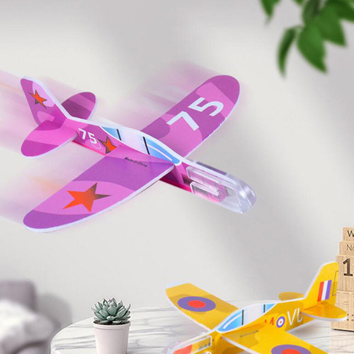 - Juguetes De Espuma Para Aviones Pequeños Lanzados A Mano,