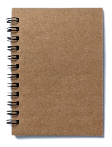 Cuaderno Anotador Eco Kraft Anillado 13x18 - 50 Hojas - Focu