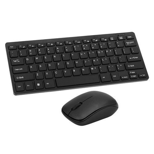 2.4ghz Sem Fio Teclado Mouse Combo Extremista Fino W / Usb