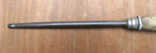 Imagen 2 de 3 de Chaira Antigua Para Cuchillos Largo Total 27 Cms.