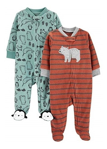 Ropa Para Bebé Paquete De 2 Pijamas De Algodón Talla Preemie