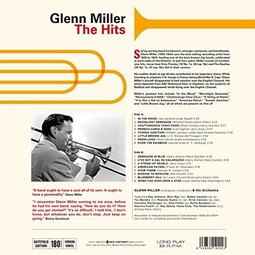 Miller Glenn Hits Gatefold 180g Remastered Virgin Vinyl  Lp