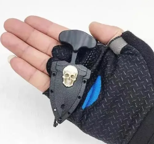 Cuchillo Mini Daga Push Dagger Pua Punta Flecha Collar