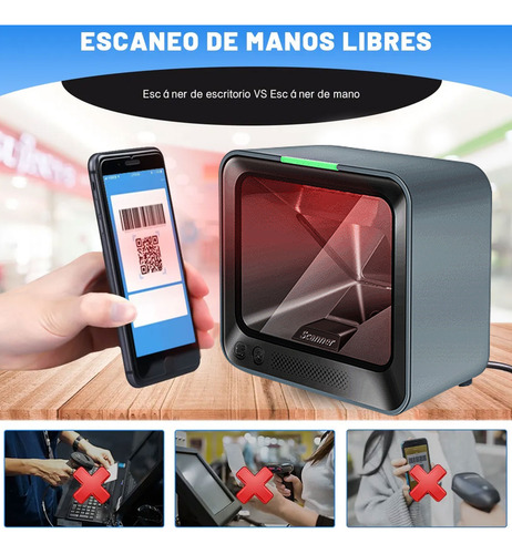 Leitor De Codigo De Barras Auto Tech Ap7600 2d 110v/220v Usb