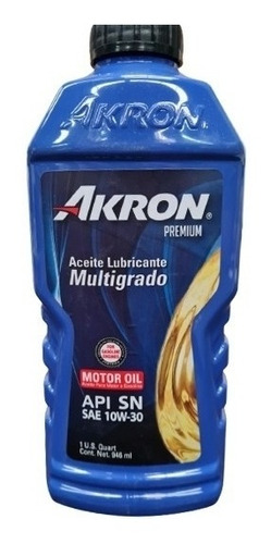 Aceite 10w30 Akron Multigrado 20 Litros 