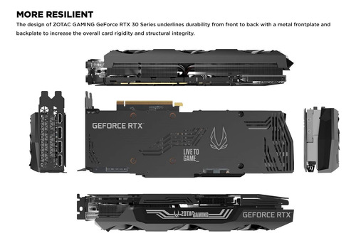 Zotac Gaming Geforce Rtx 3090 Trinity O.c. 24 Gb Gddr6x (Usado)