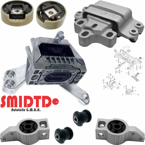 Soportes Motor Y Transmisión Std Automat Vw Beetle 2.5 09-14