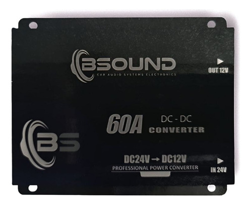 Convertidor Transformador De 24v Dc A 12v Dc 60 Amperios