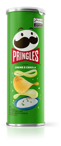 Salgadinho De Batata Creme E Cebola Tubo 109g Pringles