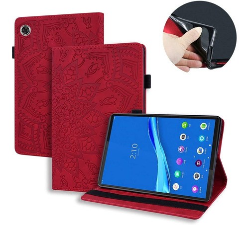 Funda De Cuero Pu Para Tablet Lenovo Tab M10 Fhd Plus - R...