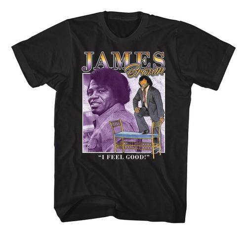 Playera James Brown, Camiseta Soul Funk Leyenda