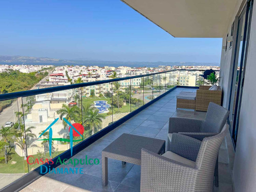 Cad Altamar Calypso 601. Terraza Con Vista A Las Albercas